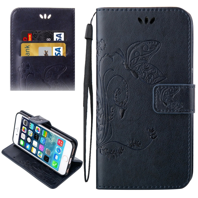 For iPhone 5 & 5s & SE Crazy Horse Texture Printing Horizontal Flip Leather Case with Holder & Card Slots & Wallet & Lanyard