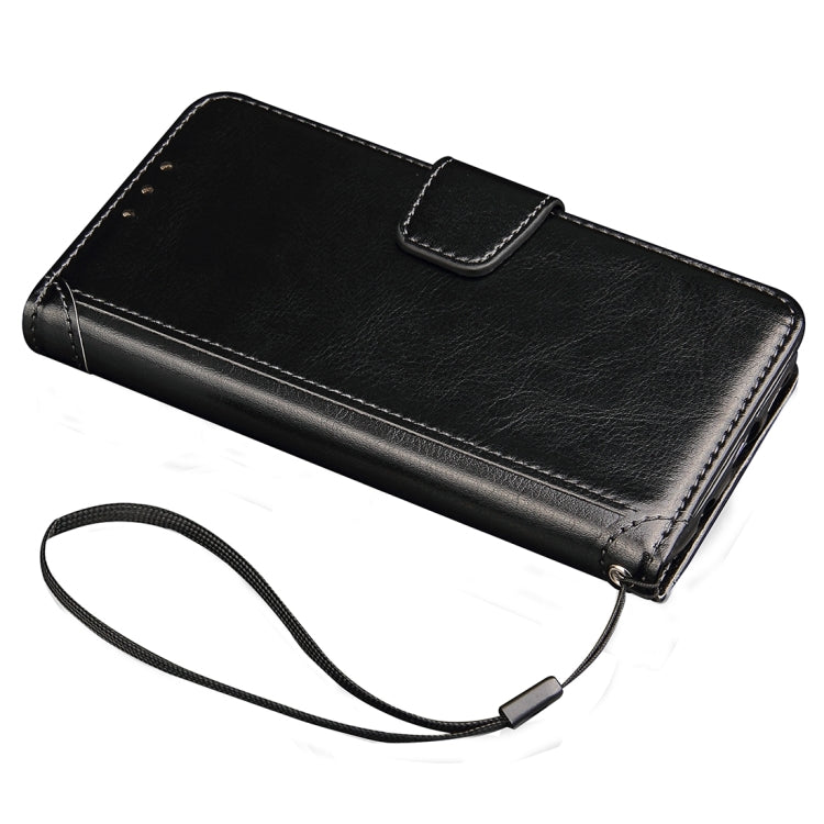 For iPhone 5 & 5s & SE Crazy Horse Texture Horizontal Flip Leather Case with Photo Frame & Holder & Card Slots & Wallet & Lanyard