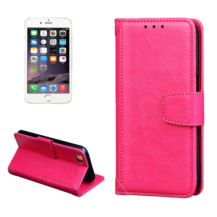 For iPhone 5 & 5s & SE Crazy Horse Texture Horizontal Flip Leather Case with Photo Frame & Holder & Card Slots & Wallet & Lanyard
