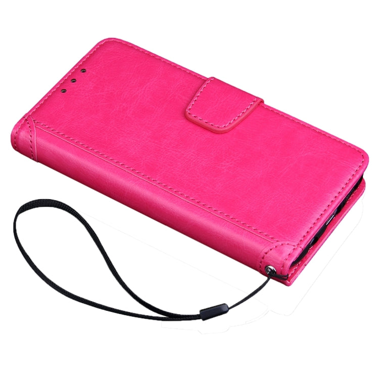 For iPhone 5 & 5s & SE Crazy Horse Texture Horizontal Flip Leather Case with Photo Frame & Holder & Card Slots & Wallet & Lanyard