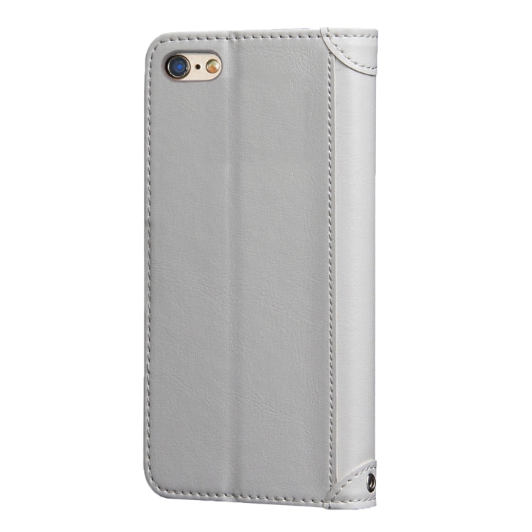 For iPhone 5 & 5s & SE Crazy Horse Texture Horizontal Flip Leather Case with Photo Frame & Holder & Card Slots & Wallet & Lanyard