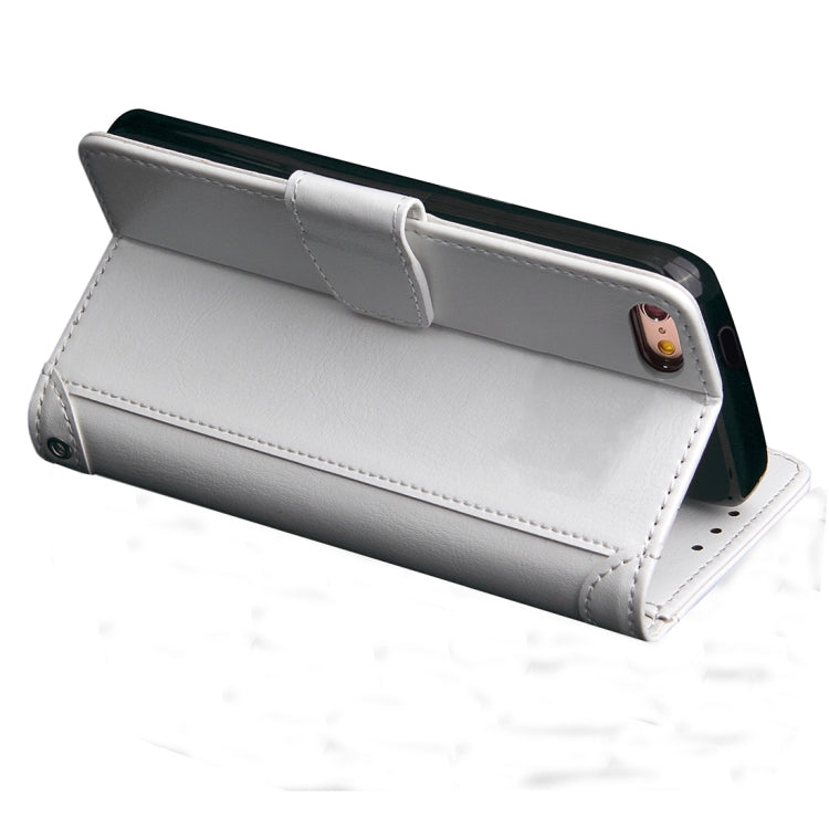For iPhone 5 & 5s & SE Crazy Horse Texture Horizontal Flip Leather Case with Photo Frame & Holder & Card Slots & Wallet & Lanyard