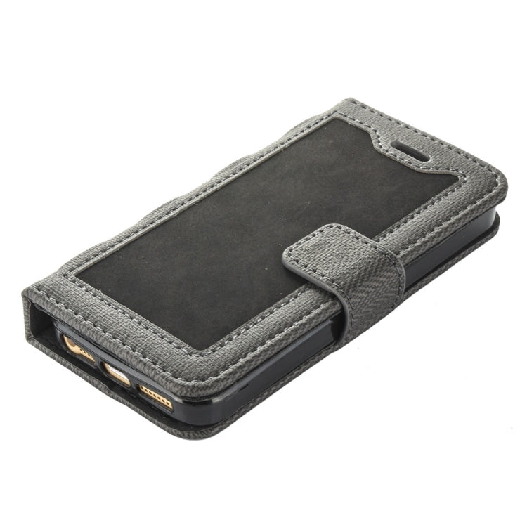 For iPhone 5 & 5s & SE Business Notebook Style Hit Color Horizontal Flip Leather Case with Holder & Card Slots & Wallet & Photo Frame