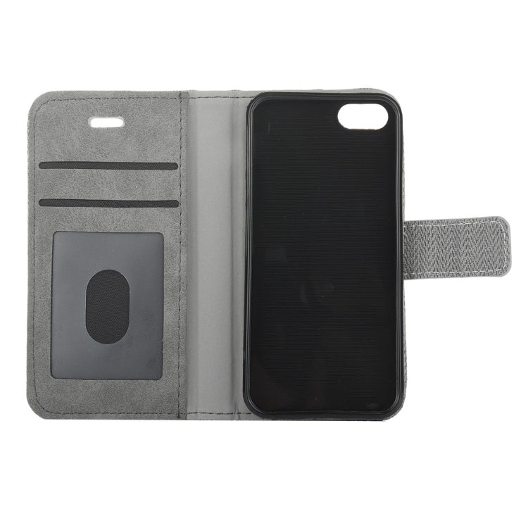 For iPhone 5 & 5s & SE Business Notebook Style Hit Color Horizontal Flip Leather Case with Holder & Card Slots & Wallet & Photo Frame