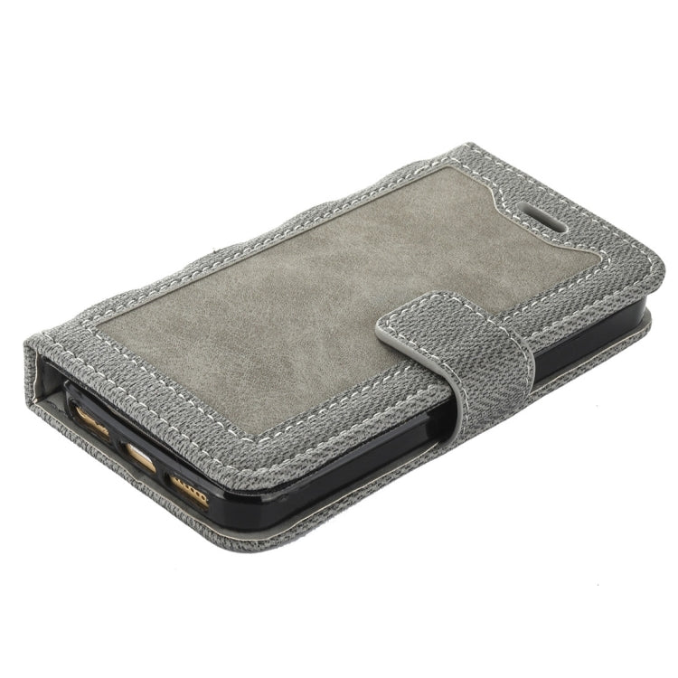 For iPhone 5 & 5s & SE Business Notebook Style Hit Color Horizontal Flip Leather Case with Holder & Card Slots & Wallet & Photo Frame