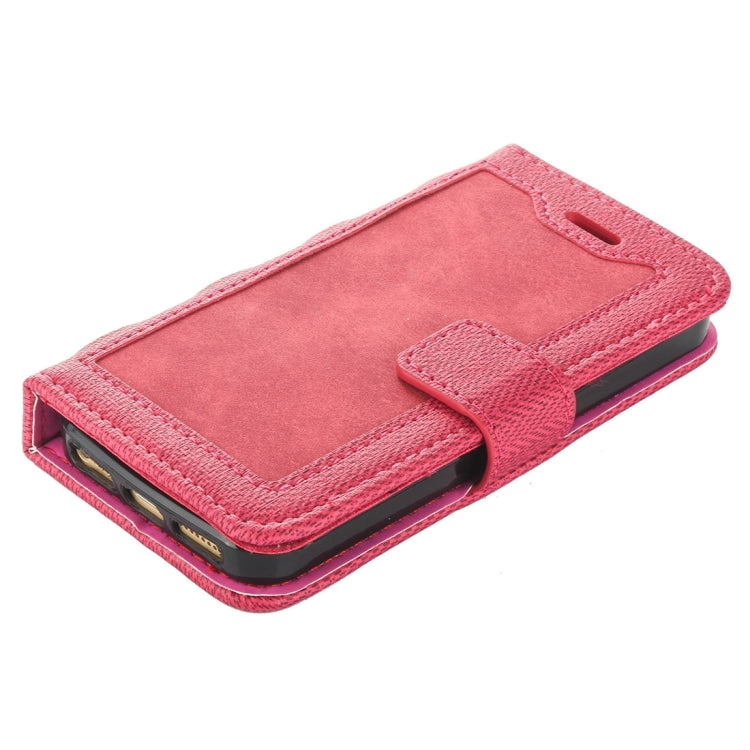 For iPhone 5 & 5s & SE Business Notebook Style Hit Color Horizontal Flip Leather Case with Holder & Card Slots & Wallet & Photo Frame