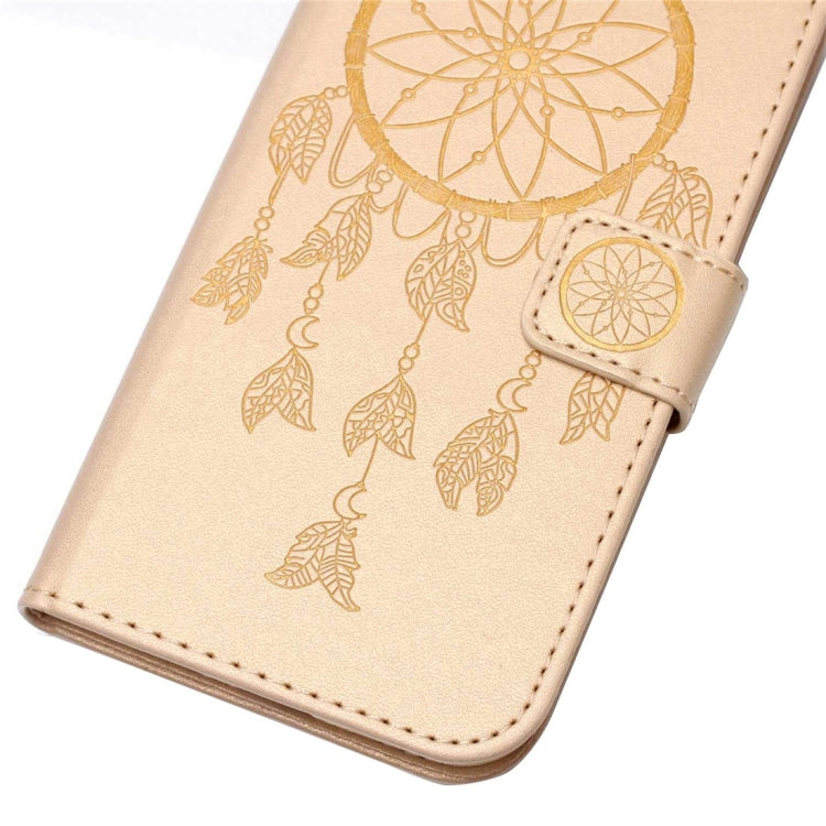 For iPhone 5 & 5s & SE Crazy Horse Texture Dream Catcher Printing Horizontal Flip Leather Case with Holder & Card Slots & Wallet & Lanyard