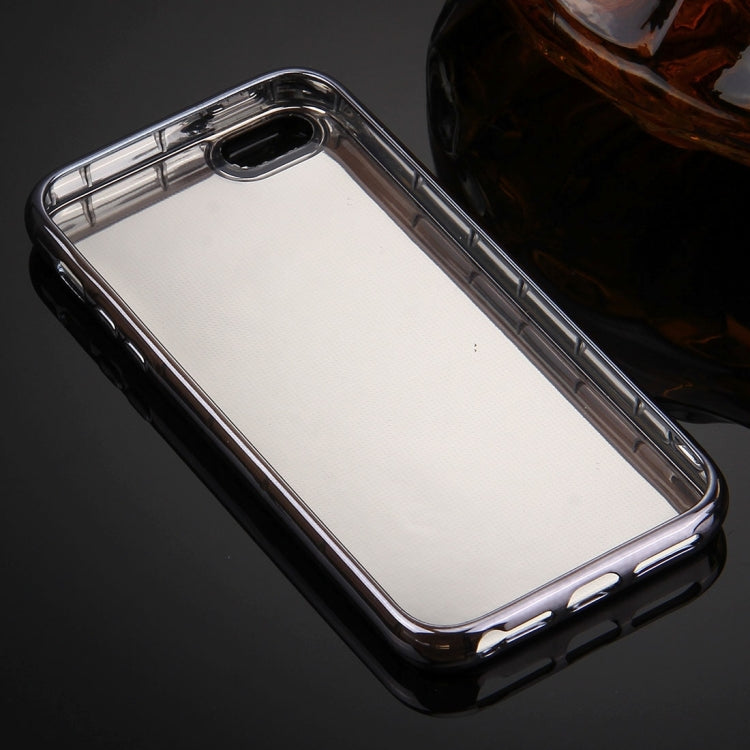 For iPhone 5 & 5s & SE Electroplating Mirror TPU Protective Cover Case