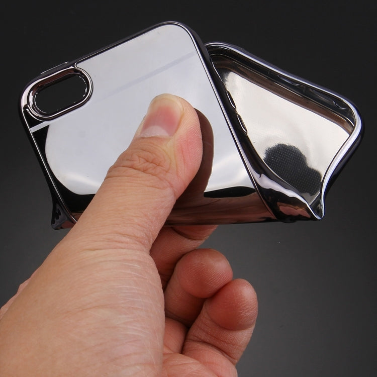 For iPhone 5 & 5s & SE Electroplating Mirror TPU Protective Cover Case