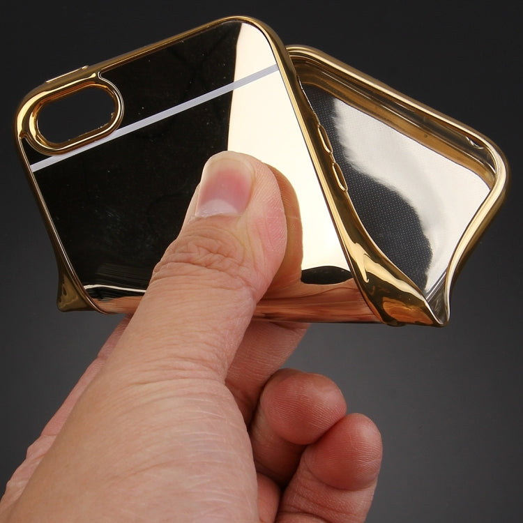 For iPhone 5 & 5s & SE Electroplating Mirror TPU Protective Cover Case