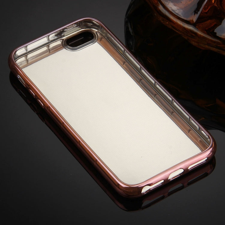 For iPhone 5 & 5s & SE Electroplating Mirror TPU Protective Cover Case