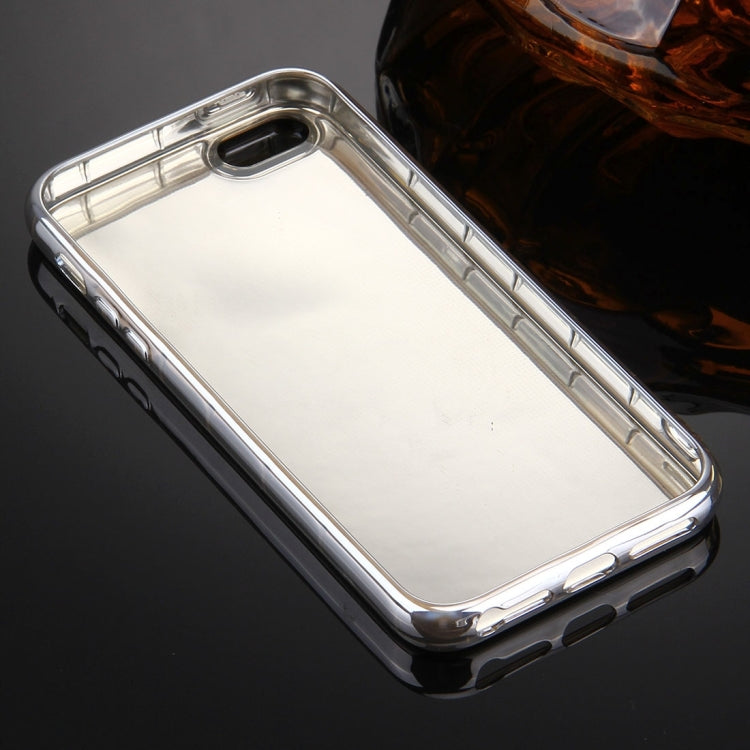 For iPhone 5 & 5s & SE Electroplating Mirror TPU Protective Cover Case