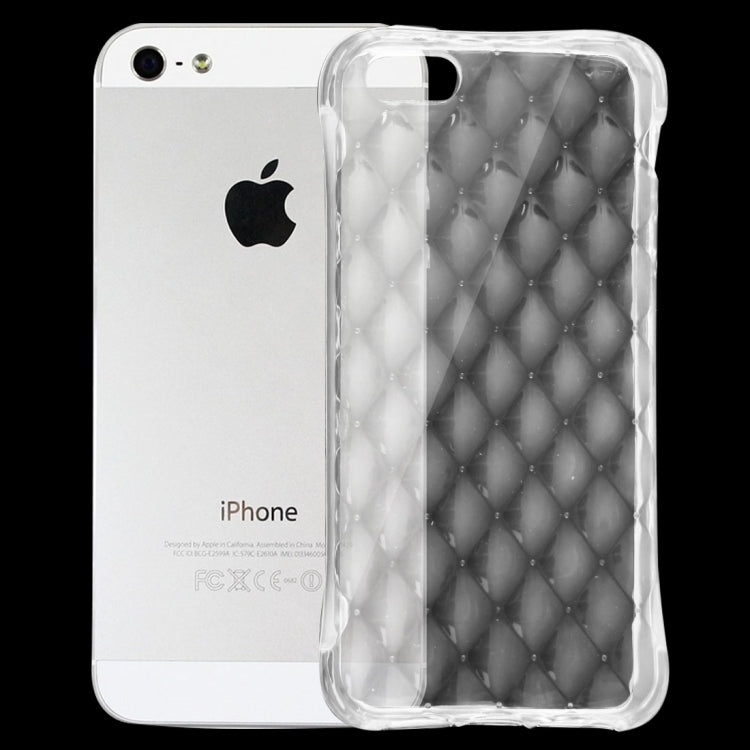 For iPhone 5 & 5s & SE Shock-resistant Cushion TPU Protective Case(Transparent)