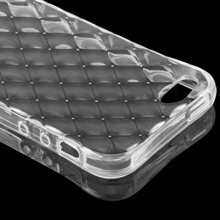 For iPhone 5 & 5s & SE Shock-resistant Cushion TPU Protective Case(Transparent)