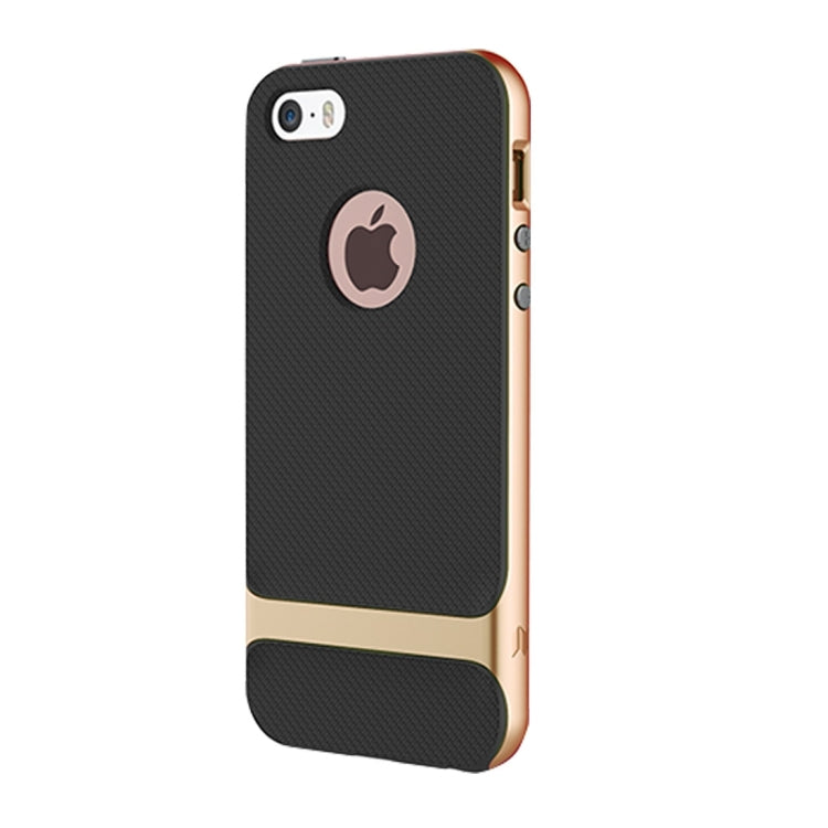Rock Royce Series for iPhone SE & 5s & 5 Business Style TPU + PC Protective Case
