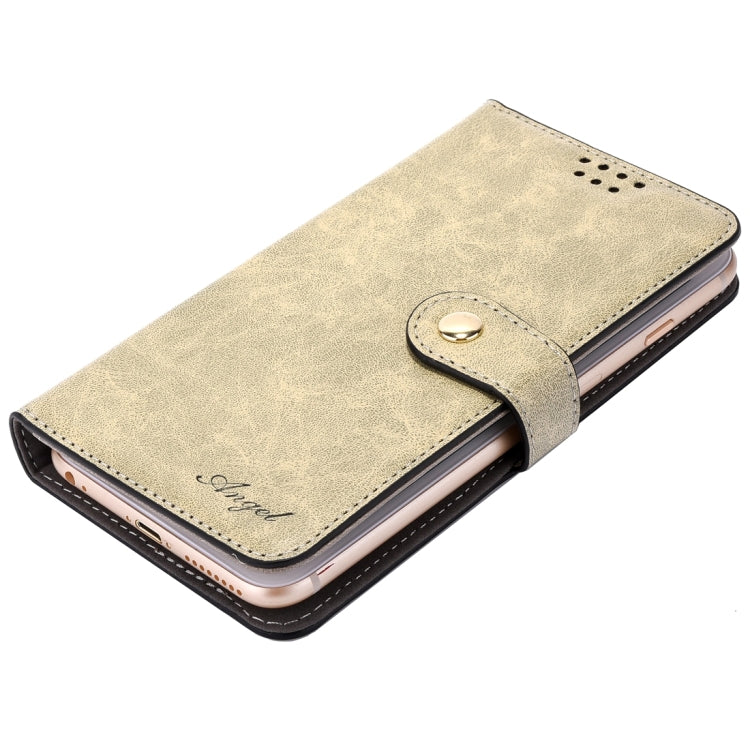 Universal Horizontal Flip Leather Case with Mirror & Holder & Card Slots & Wallet & Photo Frame for iPhone 5 & 5s & SE, Size: 13 x 7 x 1.5 cm