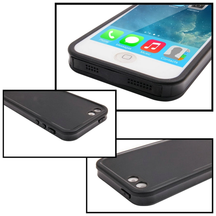 For iPhone 5 & 5S & SE Soft TPU Protective Case, Life Waterproof
