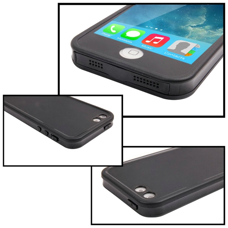 For iPhone 5 & 5S & SE Soft TPU Protective Case, Life Waterproof