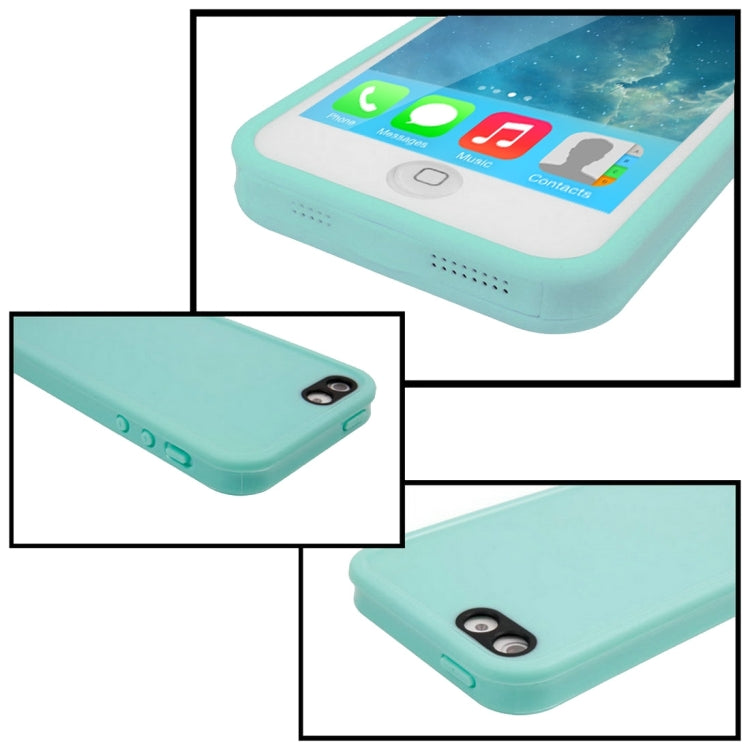For iPhone 5 & 5S & SE Soft TPU Protective Case, Life Waterproof
