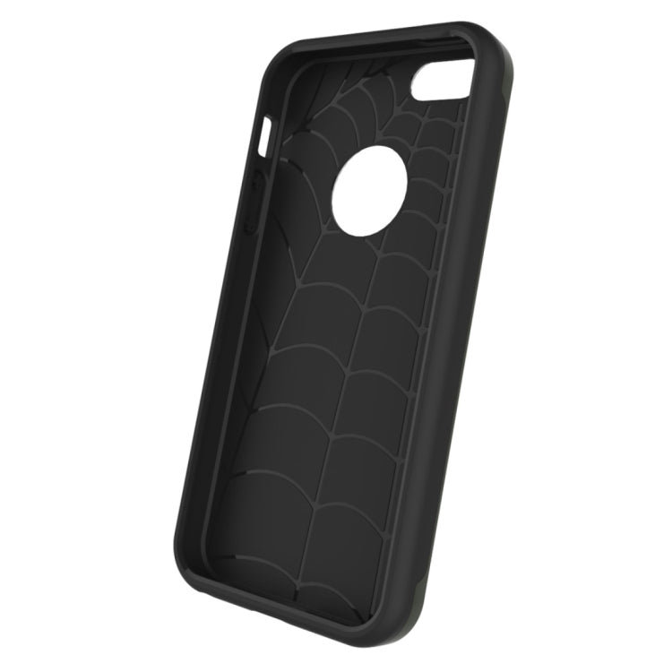 For iPhone SE & 5s & 5 Simple Brushed Texture 2 in 1 PC + TPU Combination Protective Case
