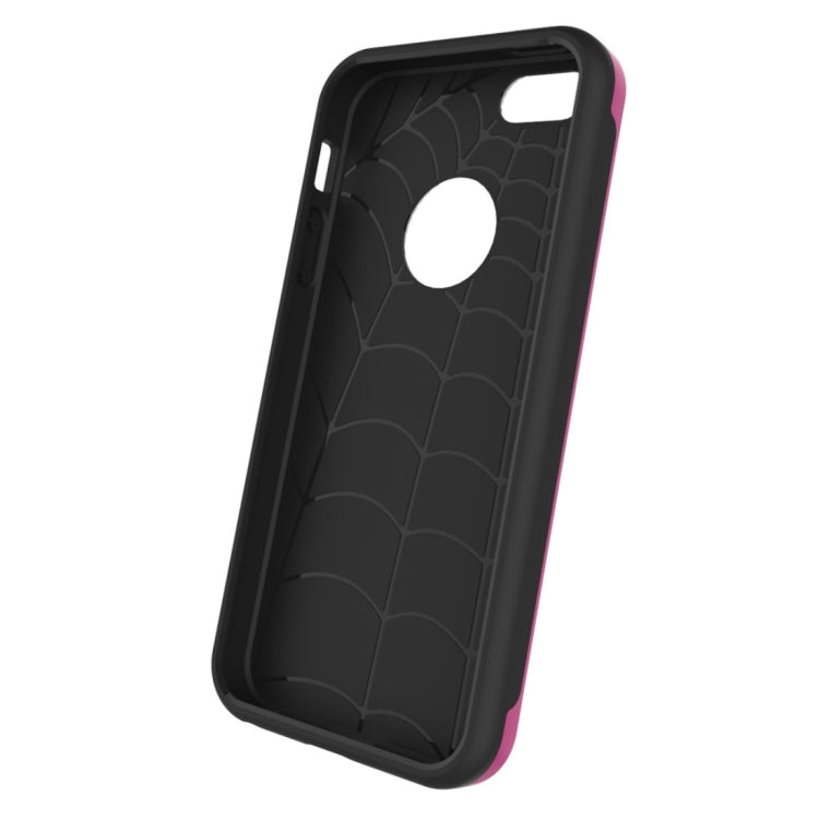 For iPhone SE & 5s & 5 Simple Brushed Texture 2 in 1 PC + TPU Combination Protective Case