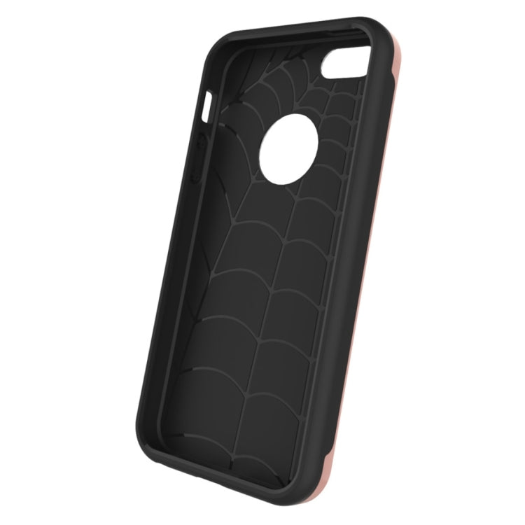 For iPhone SE & 5s & 5 Simple Brushed Texture 2 in 1 PC + TPU Combination Protective Case