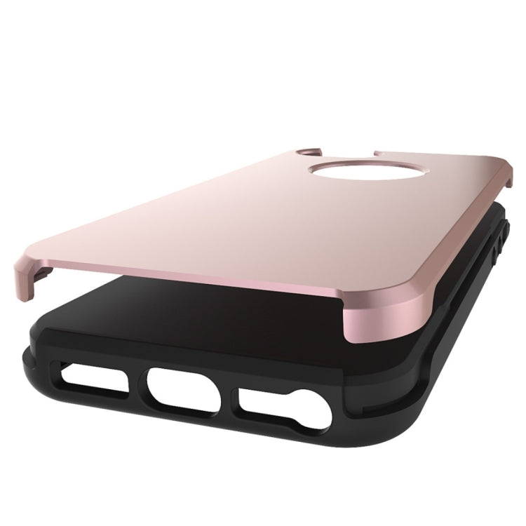For iPhone SE & 5s & 5 Simple Brushed Texture 2 in 1 PC + TPU Combination Protective Case