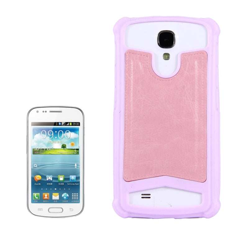 4.0-4.2 inch Universal Crazy Horse Texture PU Leather + Silicone Protective Case for Sony, Lenovo, huawei, Nokia, Elephone, Vkworld, Leagoo, IPRO and other Smartphones, Size: 13.6x7.3x1cm