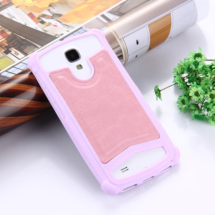 4.0-4.2 inch Universal Crazy Horse Texture PU Leather + Silicone Protective Case for Sony, Lenovo, huawei, Nokia, Elephone, Vkworld, Leagoo, IPRO and other Smartphones, Size: 13.6x7.3x1cm