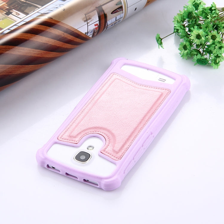 4.0-4.2 inch Universal Crazy Horse Texture PU Leather + Silicone Protective Case for Sony, Lenovo, huawei, Nokia, Elephone, Vkworld, Leagoo, IPRO and other Smartphones, Size: 13.6x7.3x1cm
