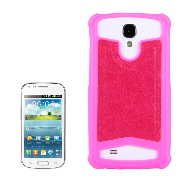 4.0-4.2 inch Universal Crazy Horse Texture PU Leather + Silicone Protective Case for Sony, Lenovo, huawei, Nokia, Elephone, Vkworld, Leagoo, IPRO and other Smartphones, Size: 13.6x7.3x1cm