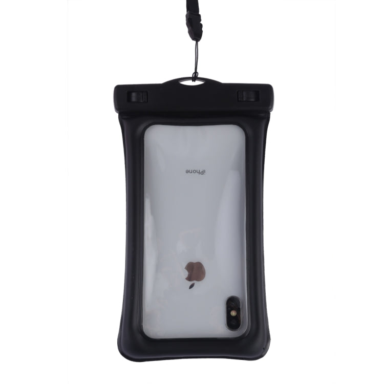 PVC Transparent Airbag Universal Waterproof Bag with Lanyard for Smart Phones below 5.5 inch