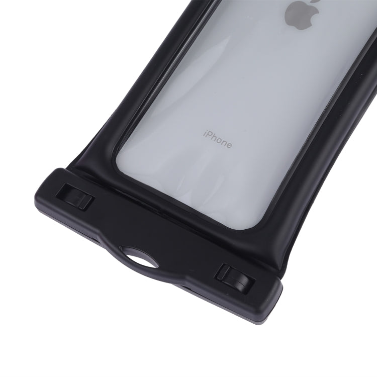 PVC Transparent Airbag Universal Waterproof Bag with Lanyard for Smart Phones below 5.5 inch