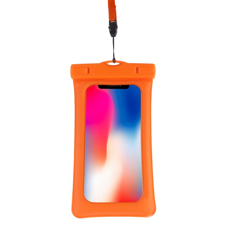 PVC Transparent Airbag Universal Waterproof Bag with Lanyard for Smart Phones below 5.5 inch
