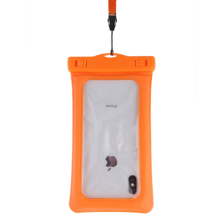 PVC Transparent Airbag Universal Waterproof Bag with Lanyard for Smart Phones below 5.5 inch
