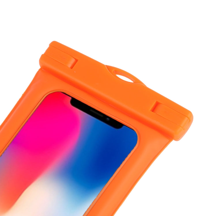 PVC Transparent Airbag Universal Waterproof Bag with Lanyard for Smart Phones below 5.5 inch