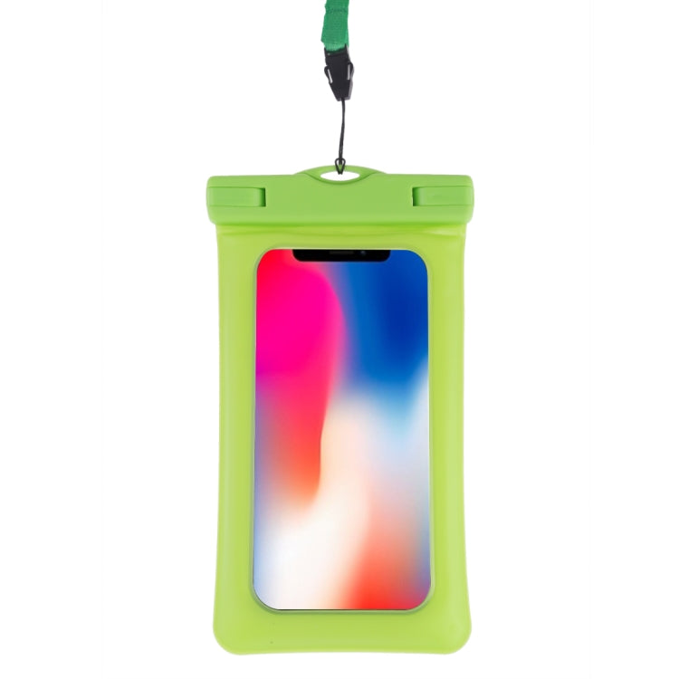 PVC Transparent Airbag Universal Waterproof Bag with Lanyard for Smart Phones below 5.5 inch