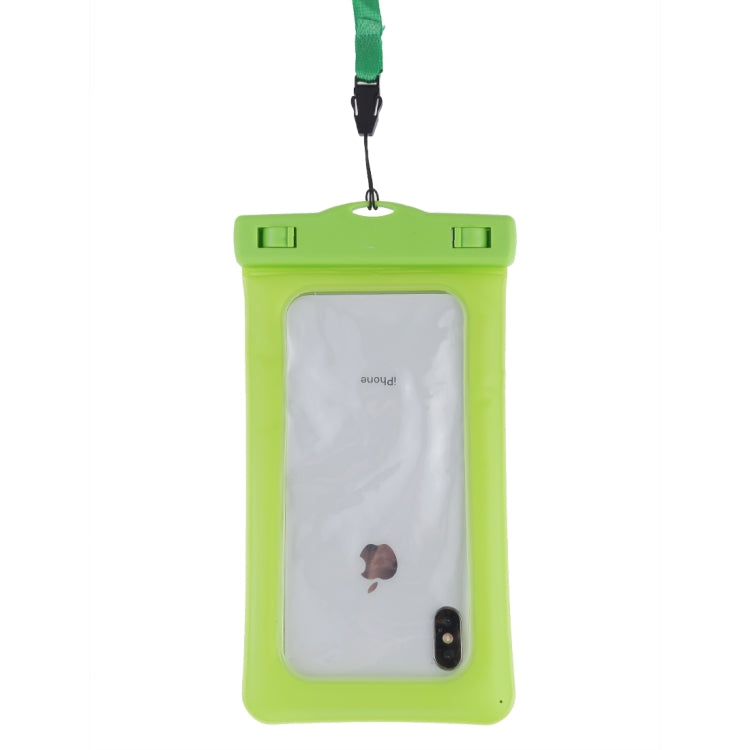PVC Transparent Airbag Universal Waterproof Bag with Lanyard for Smart Phones below 5.5 inch