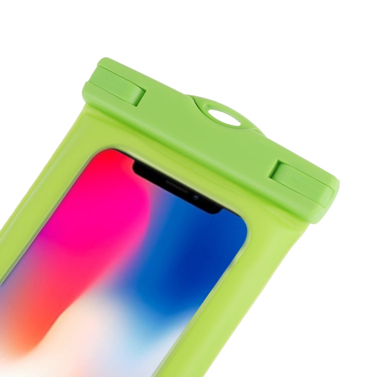 PVC Transparent Airbag Universal Waterproof Bag with Lanyard for Smart Phones below 5.5 inch