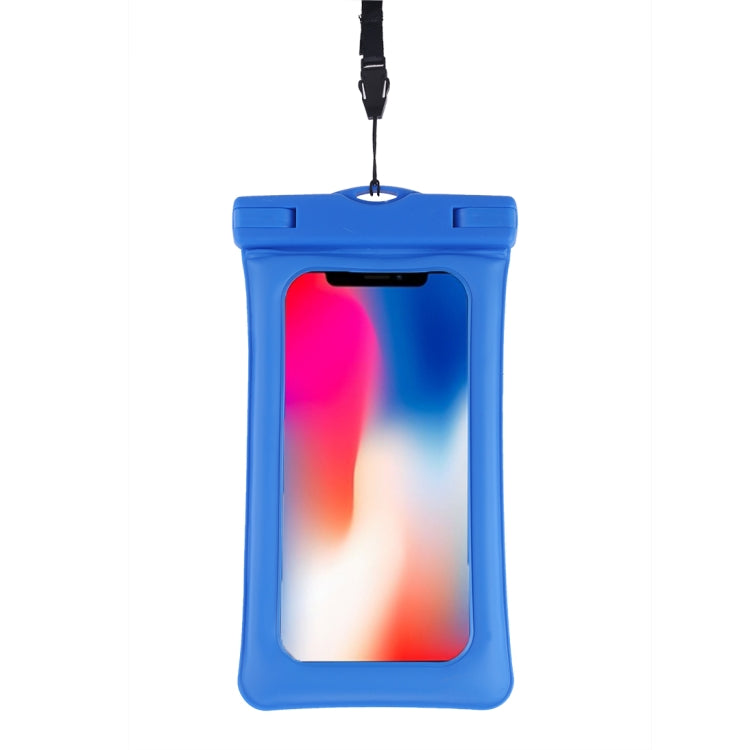 PVC Transparent Airbag Universal Waterproof Bag with Lanyard for Smart Phones below 5.5 inch