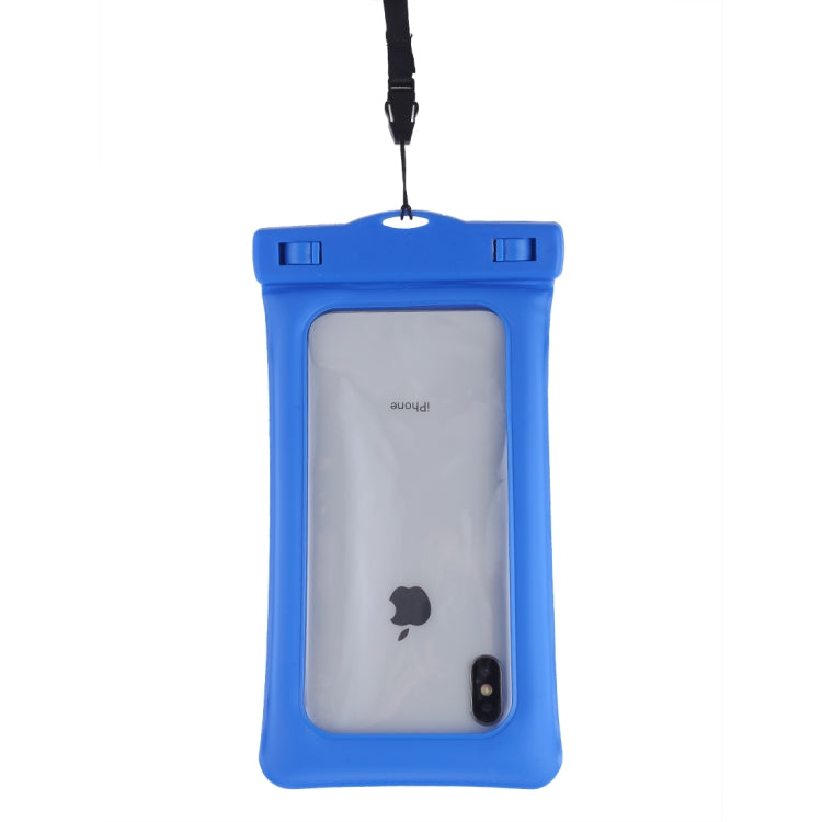 PVC Transparent Airbag Universal Waterproof Bag with Lanyard for Smart Phones below 5.5 inch