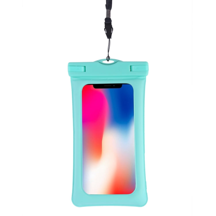 PVC Transparent Airbag Universal Waterproof Bag with Lanyard for Smart Phones below 5.5 inch