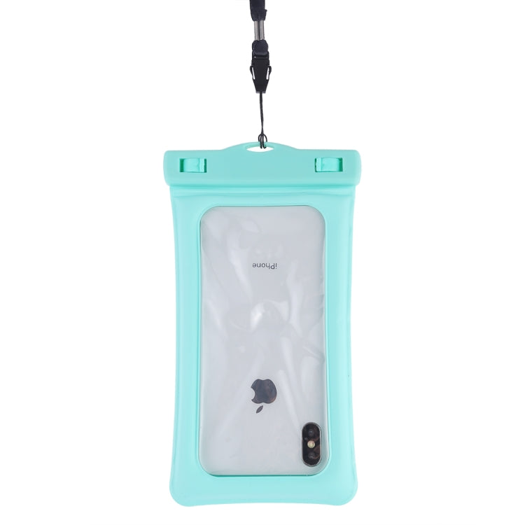 PVC Transparent Airbag Universal Waterproof Bag with Lanyard for Smart Phones below 5.5 inch
