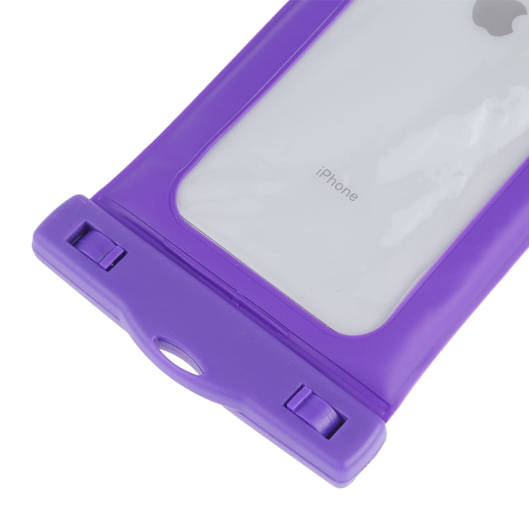PVC Transparent Airbag Universal Waterproof Bag with Lanyard for Smart Phones below 5.5 inch