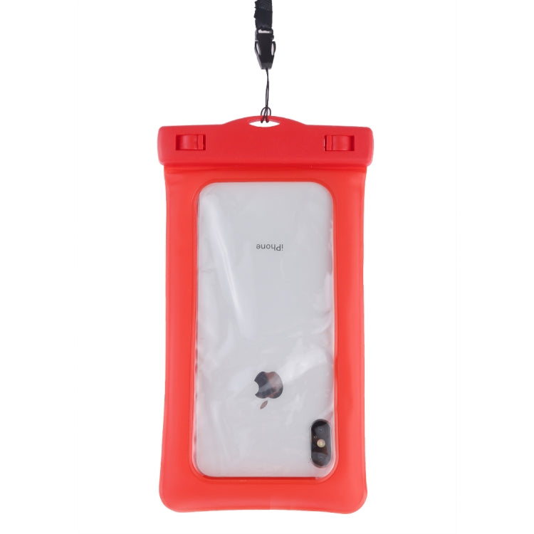 PVC Transparent Airbag Universal Waterproof Bag with Lanyard for Smart Phones below 5.5 inch