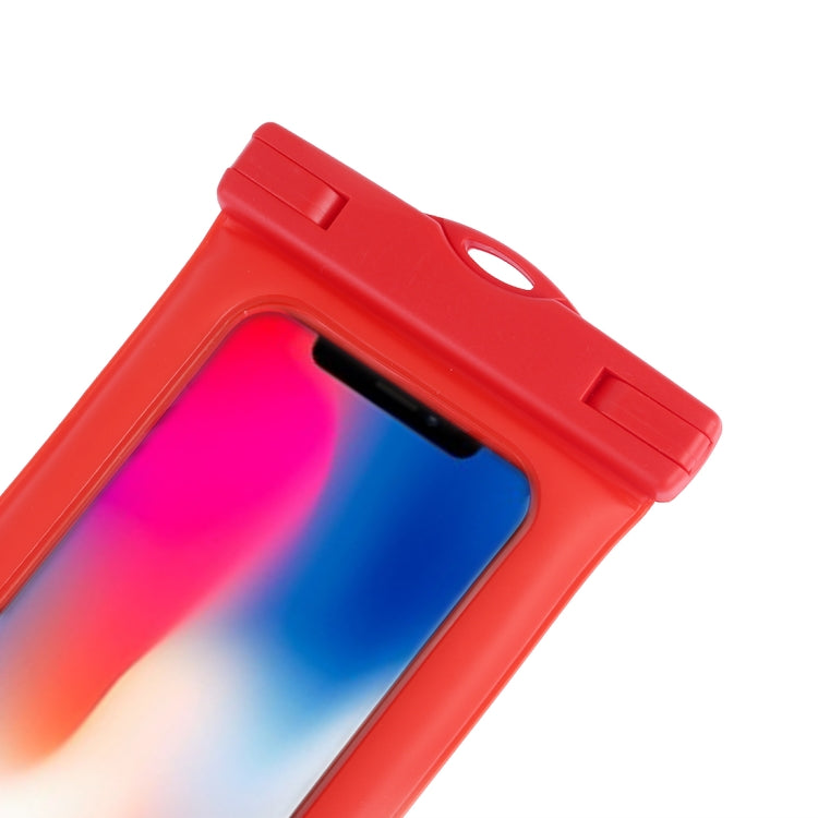 PVC Transparent Airbag Universal Waterproof Bag with Lanyard for Smart Phones below 5.5 inch