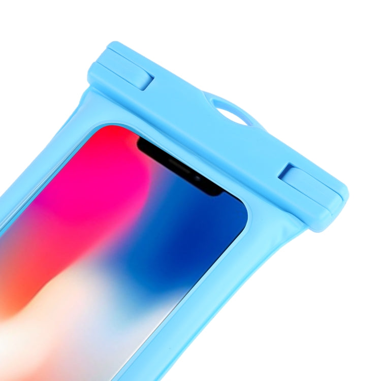 PVC Transparent Airbag Universal Waterproof Bag with Lanyard for Smart Phones below 5.5 inch
