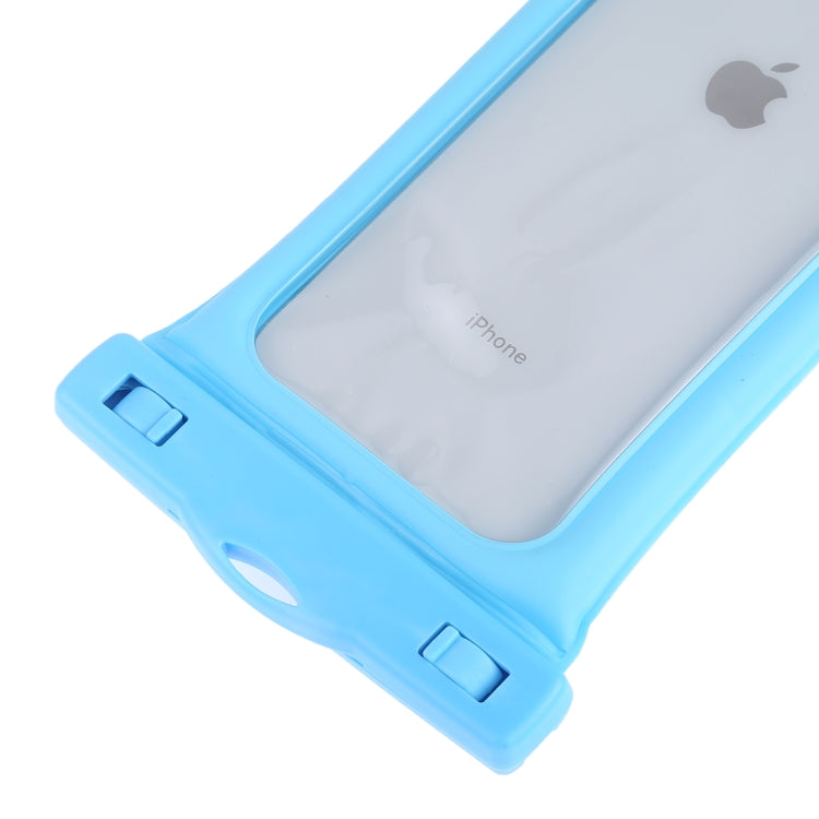 PVC Transparent Airbag Universal Waterproof Bag with Lanyard for Smart Phones below 5.5 inch
