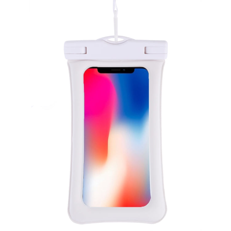 PVC Transparent Airbag Universal Waterproof Bag with Lanyard for Smart Phones below 5.5 inch