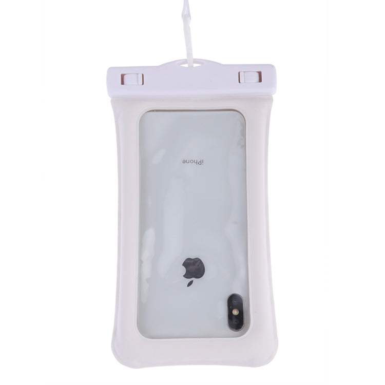 PVC Transparent Airbag Universal Waterproof Bag with Lanyard for Smart Phones below 5.5 inch